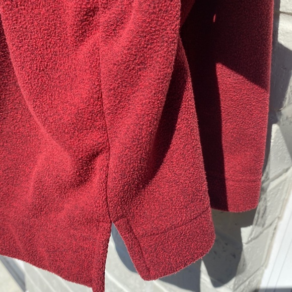 Royal Robbins long sleeve v-neck fleece pullover red large - Picture 6 of 15